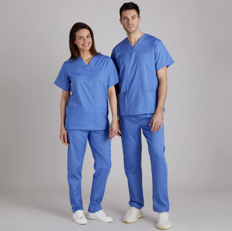 Proluxe-blue-medical-scrubs-set